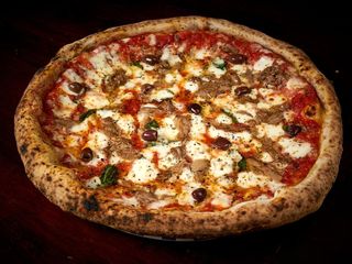 Margherita con acciughe del Cantabrico