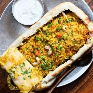 Biryani Vegetariano.