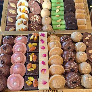 Plateau chocolat et financier