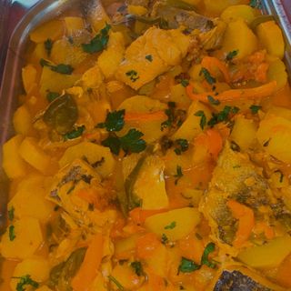 Caldeirada de bacalhau 