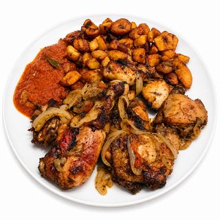 Alloco & 1/4 Poulet frit