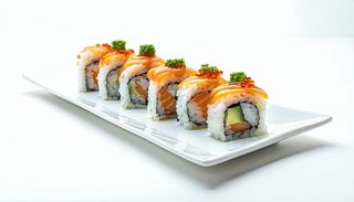 Uramaki Salmone al Vapore e Philadelphia 8 pz