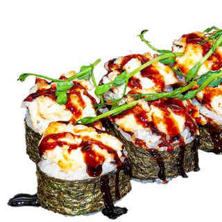 Запечений з креветкою