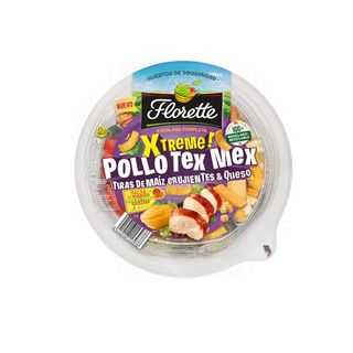 Ensalada Completa Xtrem Pollo Tex-Mex FLORETTE, 220 g
