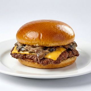 Mushroom Swiss Burger
