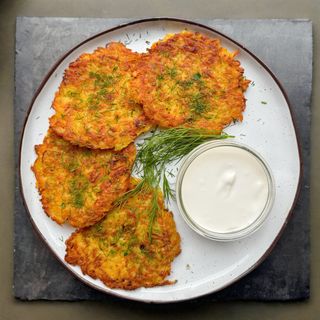 Placki ziemniaczane ze smietaną