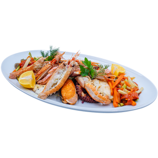 Platou cu fructe de mare, 4 persoane