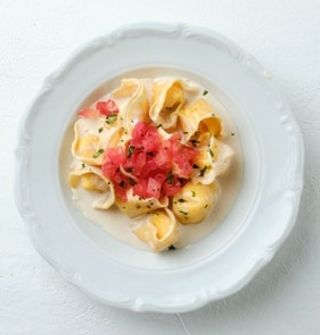 Равиоли с креветками