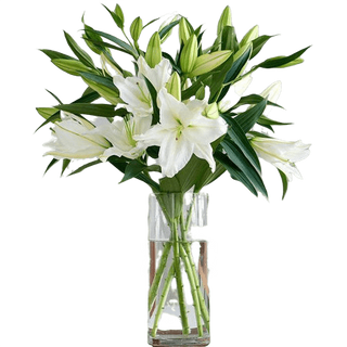 Bouquet gigli bianchi