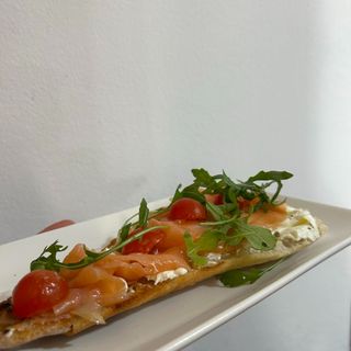 Tosta De Jamón Ibérico Y Queso Tetilla