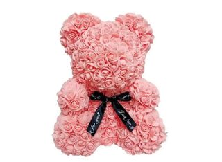 Мече, прасковено, малко, в луксозна кутия