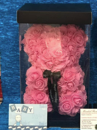 Oso de Rosas Rosa