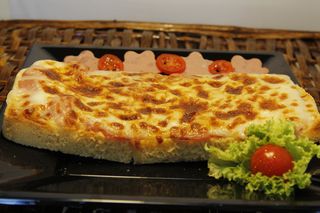 Принцеса с шунка и кашкавал 