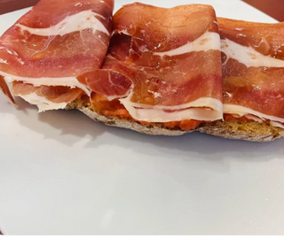 Tostada de jamón serrano