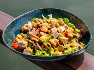 З язиком та овочами BBQ (230g)