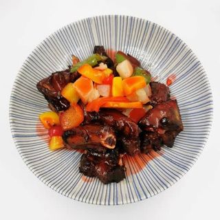 62C. Costilla Salsa Agridulce