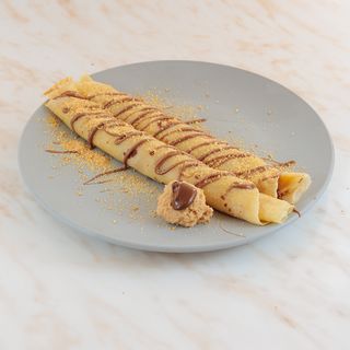 Palačinke sa plazmom u mleku i nutelom