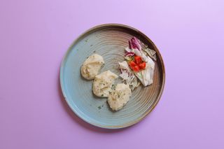 Piure de cartofi cu rosii uscate