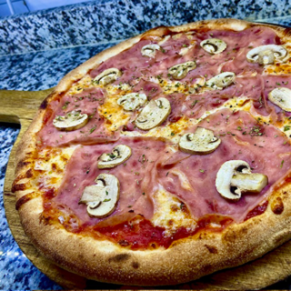 JAMON Y CHAMPIÑONES