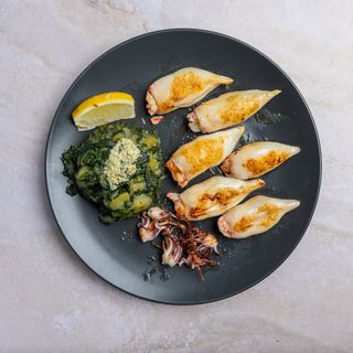 Lignje punjene gamborima