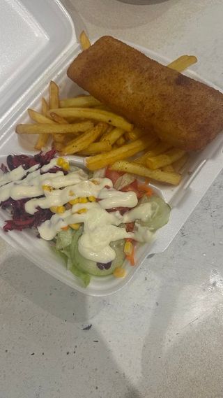 Zestaw obiadowy z rybą