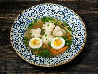 Курячий бульйон з міні-хінкалі (350g)