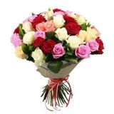Bouquet 30 rose Panaché 