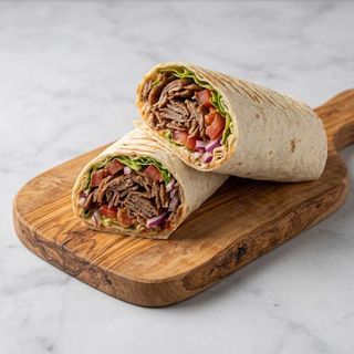 Piadina con kebab menù
