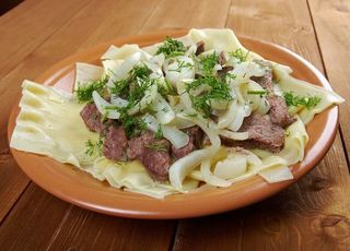 мясо по-казахски