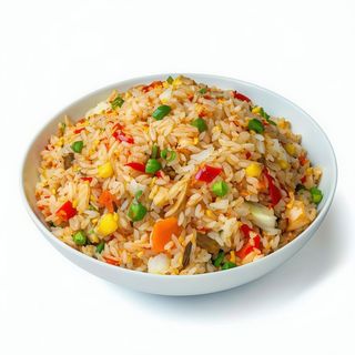 Arroz frito con huevo