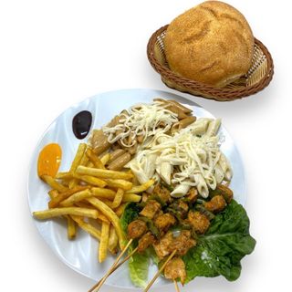 MENU Brochette de poulet 