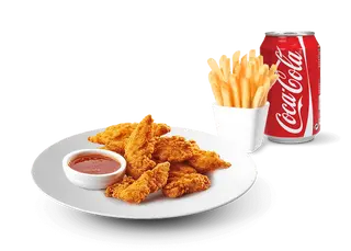 Poulet Pané + Frite + Boisson 30CL
