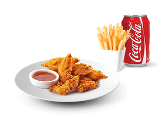 Poulet Pané + Frite + Boisson 30CL