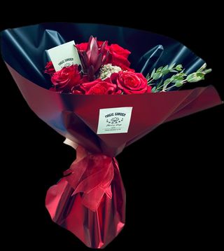 Buchet 9 trandafiri rosii