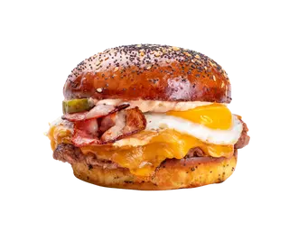 Morning glory smasher burger