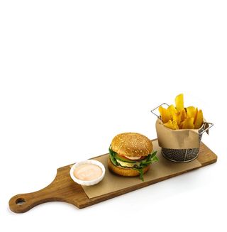 Детский бургер с картофелем фри