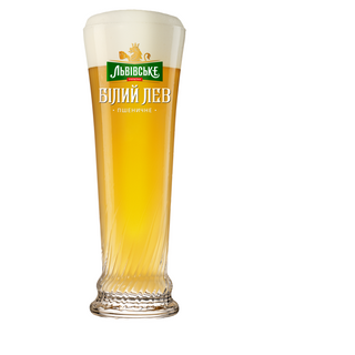Пиво Нефільтроване Білий Лев  (pl 11%, Alc 4,7%, Ibu 11) 0,5л