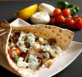 Durum/Pita Especial Queso de cabra