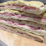 Focaccia jamón York & queso 