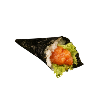 A164. Temaki spicy salmon e