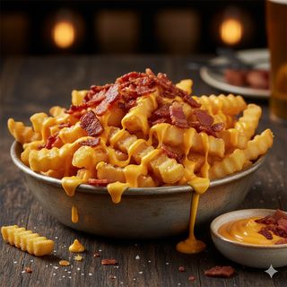 Cheese bacon fries