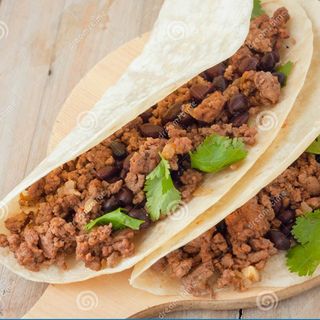 taco de alubias 