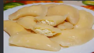 Pierogi ser na słodko 9 szt