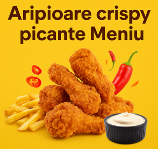 Aripioare Crispy meniu picante