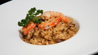 Rissotto con gambas