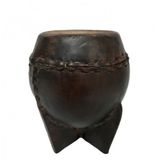 Mate de calabaza forrado con cuero sin virola (2672)