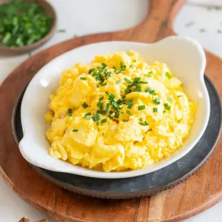 Déjeuner   Omelette brouillee   
