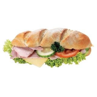 Buława z szynką i serem