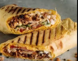 Cheezy pollo shawarma