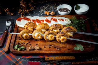 Шашлык из шампиньонов